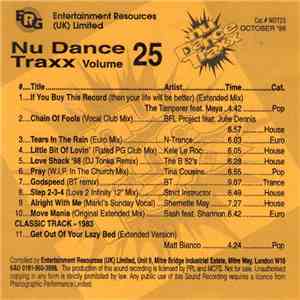 Various - Nu Dance Traxx Volume 25 FLAC