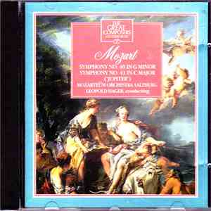 Mozart / Mozarteum Orchestra Salzburg / Leopold Hager - Symphony No.40 In G Minor / Symphony No.41 In C Major ('Jupiter') FLAC