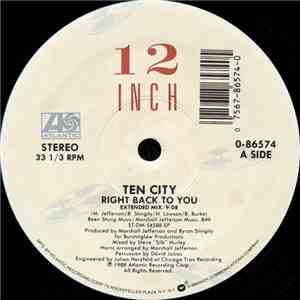 Ten City - Right Back To You FLAC
