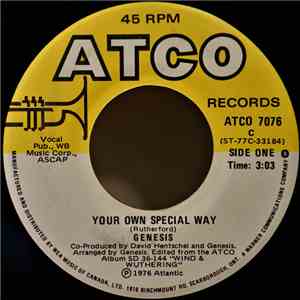 Genesis - Your Own Special Way / ...In That Quiet Earth FLAC