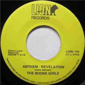 The Boone Girls - Anthem - Revelation FLAC