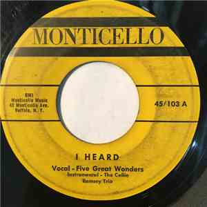 Five Great Wonders - I Heard / People Not Worried About Jesus FLAC