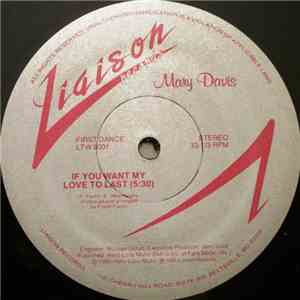 Mary Davis - If You Want My Love To Last FLAC