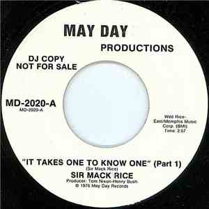 Sir Mack Rice - It Takes One To Know One FLAC
