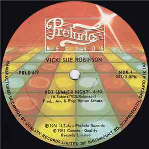Vicki Sue Robinson - Hot Summer Night FLAC