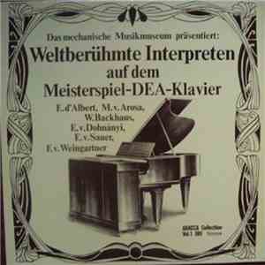 Various - Weltberühmte Interpreten Auf Meisterspiel-DEA-Klavier FLAC