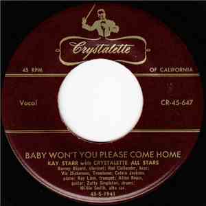 Kay Starr With Crystalette All Stars - Laughing On The Outside / Baby Won't You Please Come Home FLAC