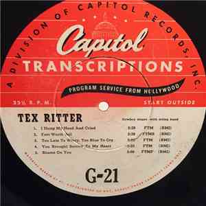 Tex Ritter - Tex Ritter FLAC