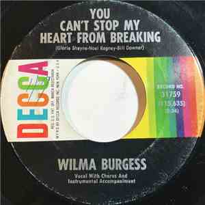 Wilma Burgess - You Can't Stop My Heart From Breaking / The Happy Fool FLAC