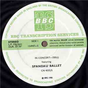 Spandau Ballet - In Concert-350 FLAC
