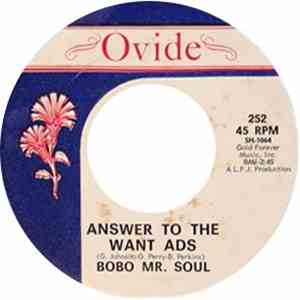 Bobo Mr. Soul - Answer To The Want Ads / H.L.I.C. FLAC