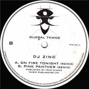 DJ Zinc - On Fire Tonight (Remix) / Pink Panther (Remix) FLAC
