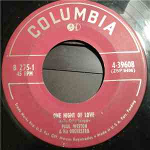Paul Weston And His Orchestra - One Night Of Love / What'll I Do FLAC