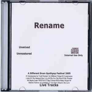 Rename - Live Tracks (A Different Drum Synthpop Festival 2005) FLAC