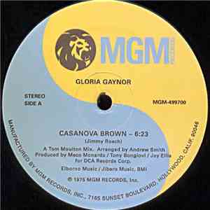 Gloria Gaynor - Casanova Brown / Real Good People FLAC