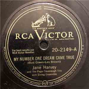 Jane Harvey And The Page Cavanaugh Trio - My Number One Dream Came True / Foggy River FLAC