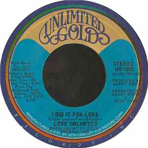 Love Unlimited - I Did It For Love FLAC
