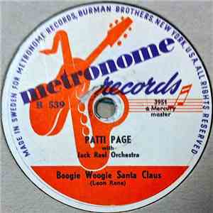 Patti Page With Jack Rael Orchestra / Kay Brown With Station House Jazz Band - Boogie Woogie Santa Claus / Oh Babe FLAC