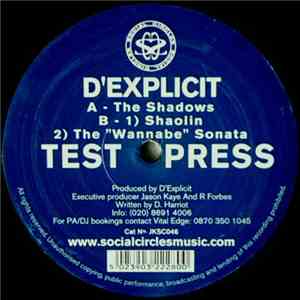 D'Explicit - The Shadows / Shaolin / The "Wannabe" Sonata FLAC