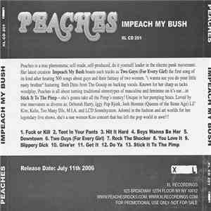 Peaches - Impeach My Bush FLAC