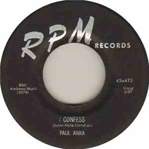 Paul Anka - I Confess / Blau-Wile-Deveest-Fontaine FLAC