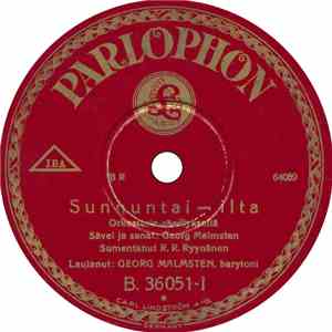 Georg Malmstén - Sunnuntai-ilta FLAC