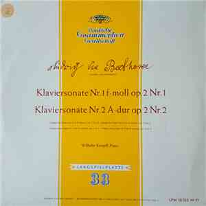 Ludwig Van Beethoven — Wilhelm Kempff - Klaviersonate Nr. 1 (F-moll Op. 2 Nr. 1), Klaviersonate Nr. 2 (A-dur Op. 2 Nr. 2) FLAC