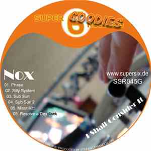 Nox  - I Shall Consider It FLAC