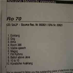Ro70 - Ro70 FLAC