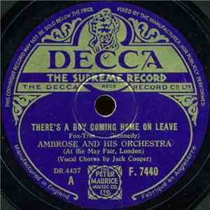 Ambrose And His Orchestra - There's A Boy Coming Home On Leave / Arm In Arm FLAC