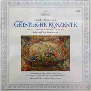 Claudio Monteverdi - Dorothy Dorow • Birgit Nordin • Nigel Rogers  • Ian Partridge • Christopher Keyte • Friedhelm Hessenbruch, Monteverdi-Chor Hamburg • Jürgen Jürgens - Geistliche Konzerte FLAC
