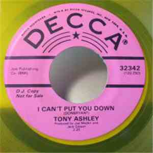 Tony Ashley - I Can't Put You Down / We Must Have Love FLAC