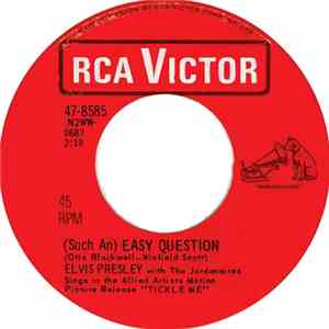 Elvis Presley With The Jordanaires - It Feels So Right / (Such An) Easy Question FLAC