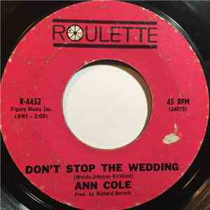 Ann Cole - Don't Stop The Wedding FLAC