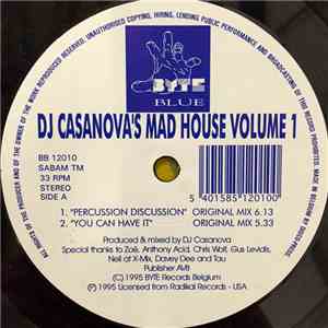 DJ Casanova - DJ Casanova's Mad House Volume 1 FLAC