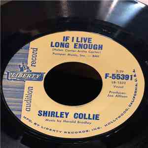 Shirley Collie Music By Harold Bradley - If I Live Long Enough / Keeping My Fingers Crossed FLAC
