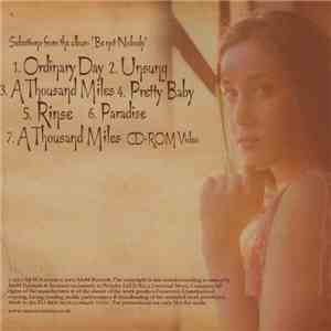 Vanessa Carlton - Be Not Nobody FLAC