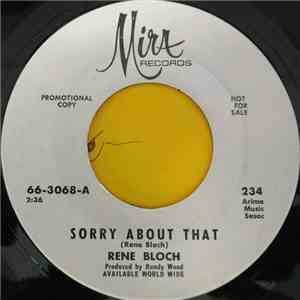 Rene Bloch - Sorry About That FLAC