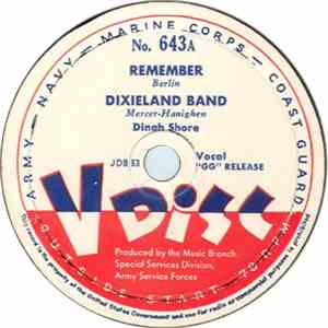 Dinah Shore / Johnny Bothwell And His Orchestra - Remember / Strange Feeling FLAC
