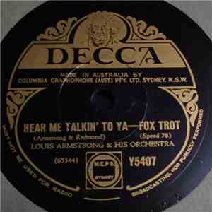 Louis Armstrong & His Orchestra - Hear Me Talkin' To Ya / Save It, Pretty Mama FLAC