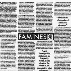 The Famines - Syllables / Got Lies If You Want Them FLAC