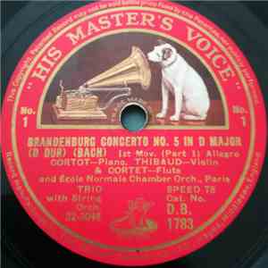 Bach - Brandenburg Concerto No. 5 In D Major (D Dur) FLAC
