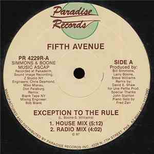 Fifth Avenue  - Exception To The Rule FLAC