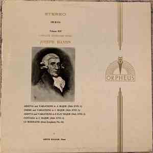 Joseph Haydn, Arthur Balsam - Haydn Complete Keyboard Music Vol. XIV FLAC