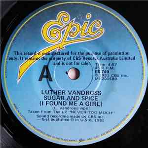 Luther Vandross - Sugar And Spice (I Found Me A Girl) / She's A Super Lady FLAC