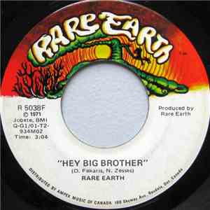 Rare Earth - Hey Big Brother / Under God's Light FLAC