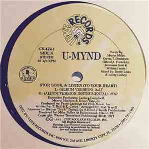 U-Mynd - Stop, Look & Listen (To Your Heart) FLAC