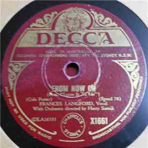 Frances Langford - From Now On / Get Out Of Town FLAC