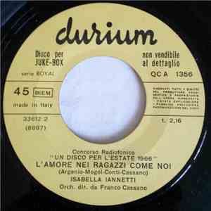 Isabella Iannetti - L'Amore Nei Ragazzi Come Noi / C'È Lui Che Mi Consola FLAC