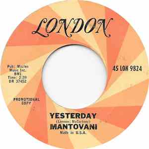 Mantovani - Yesterday / Paris Lullaby FLAC